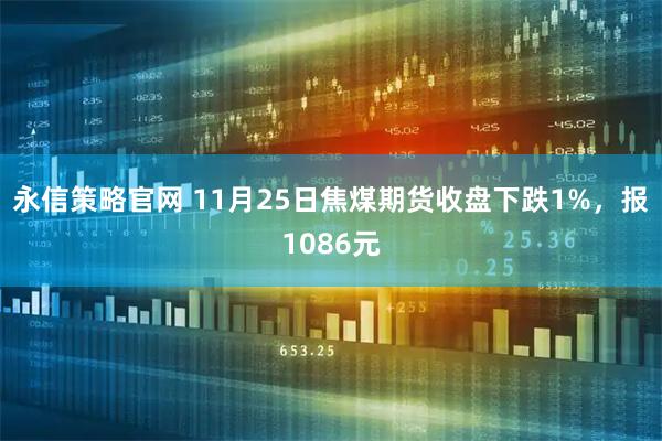 永信策略官网 11月25日焦煤期货收盘下跌1%，报1086元